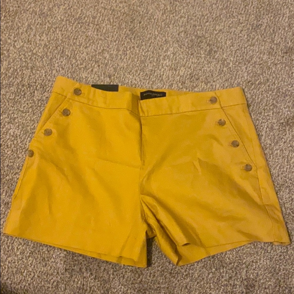 Yellow shorts